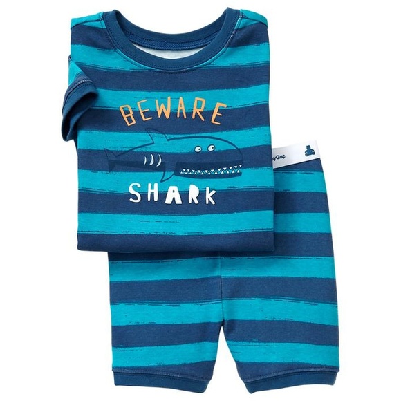 GAP Pajamas 2t Nwt Baby Gap Pajamas Beware Shark Striped Pjs Poshmark